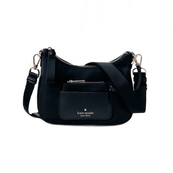 SOLD NEW Kate Spade NY Chelsea Nylon Crossbody w/ Detachable Coin Purse, Black - Picture 1 of 12